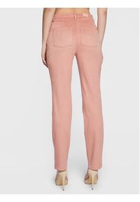Guess Spodnie materiałowe Kelly W3RA0M WE0L0 Różowy Straight Fit. Kolor: różowy. Materiał: syntetyk