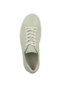 ecco - Buty do chodzenia damskie Ecco Sneaker Soft 60 Leder. Kolor: zielony. Materiał: syntetyk, materiał. Szerokość cholewki: normalna. Sport: turystyka piesza