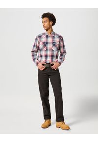 Wrangler - WRANGLER MĘSKA KOSZULA WESTERN SHIRT RED BLUE 112357243