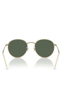 Ray-Ban Okulary przeciwsłoneczne Round Reverse 0RBR0103S 001/VR55 Złoty. Kolor: złoty #2