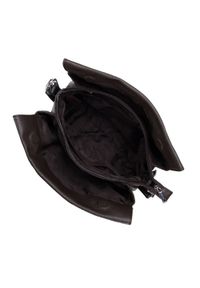 Wittchen - Damska torebka skórzana miękka. Kolor: brązowy. Wzór: paski, haft. Dodatki: z haftem. Materiał: skórzane. Styl: elegancki. Rodzaj torebki: na ramię #3