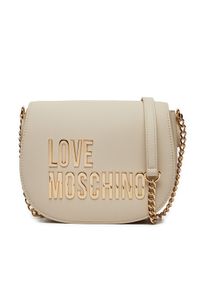 Love Moschino - LOVE MOSCHINO Torebka JC4194PP1LKD0110 Écru. Materiał: skórzane