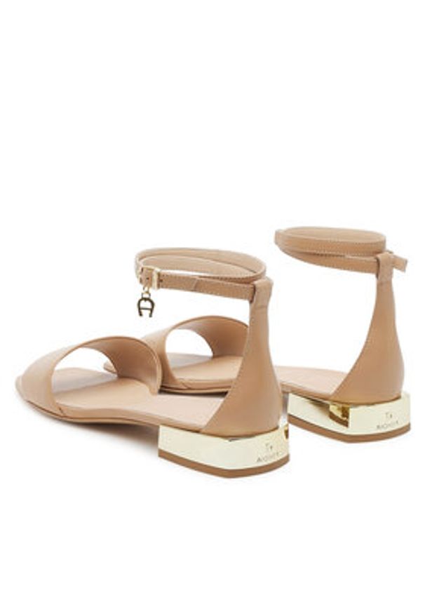 Aigner Sandały Fashion Saskia 6A 1251060 Brązowy. Kolor: brązowy. Materiał: skóra