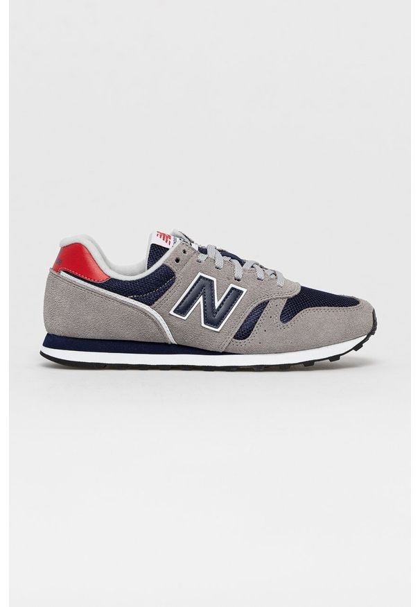 New Balance Buty ML373CT2 kolor szary. Nosek buta: okrągły. Zapięcie: sznurówki. Kolor: szary. Materiał: guma. Model: New Balance 373
