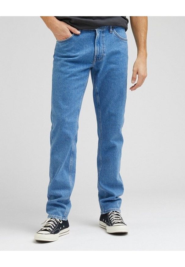 Lee - LEE DAREN ZIP FLY MĘSKIE SPODNIE JEANSOWE AZURE MID L707OWC16 112331704