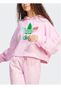 Adidas - adidas Bluza IK7863 Różowy. Kolor: różowy. Materiał: bawełna #5