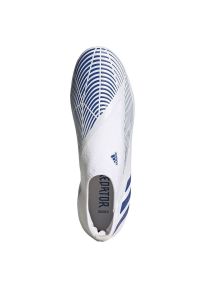 Adidas - Buty piłkarskie adidas Predator Edge.3 Ll Fg M GW2277 białe białe. Kolor: biały. Materiał: syntetyk, guma. Sport: piłka nożna