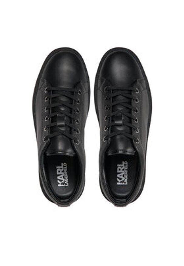 Karl Lagerfeld - KARL LAGERFELD Sneakersy KL53320A Czarny. Kolor: czarny. Materiał: skóra