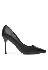 DeeZee Szpilki BK-8328 Czarny. Kolor: czarny. Materiał: materiał, syntetyk. Obcas: na szpilce