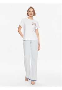 TwinSet - TWINSET T-Shirt 241TP2211 Biały Regular Fit. Kolor: biały #5