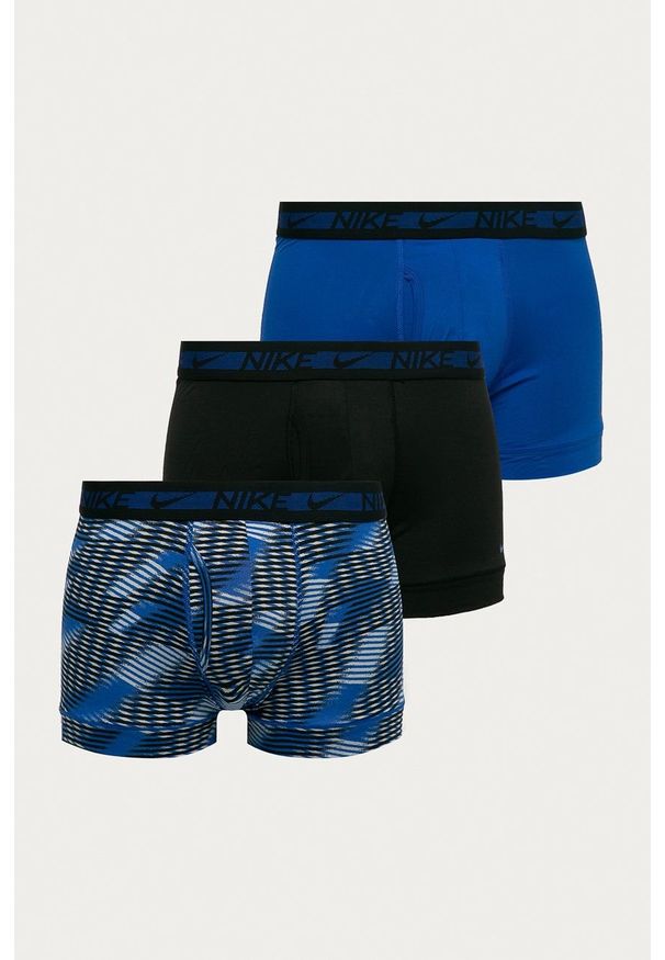 Nike bokserki (3-pack) kolor niebieski. Kolor: niebieski