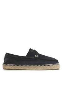 Manebi Espadryle Shoes Espadrilles K 1.5 K0 Granatowy. Kolor: niebieski. Materiał: zamsz, skóra