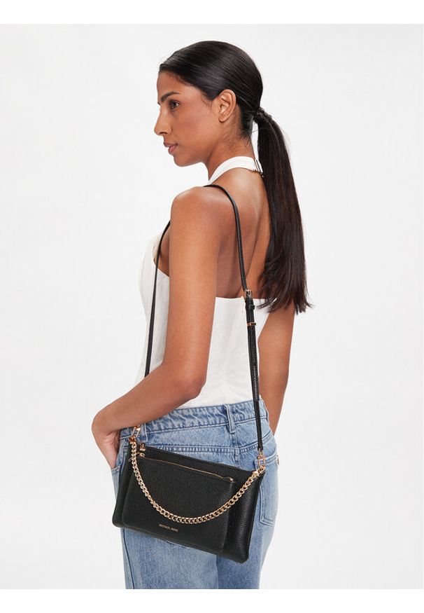 MICHAEL Michael Kors Torebka 32F5GJ6C8L Czarny. Kolor: czarny. Materiał: skórzane