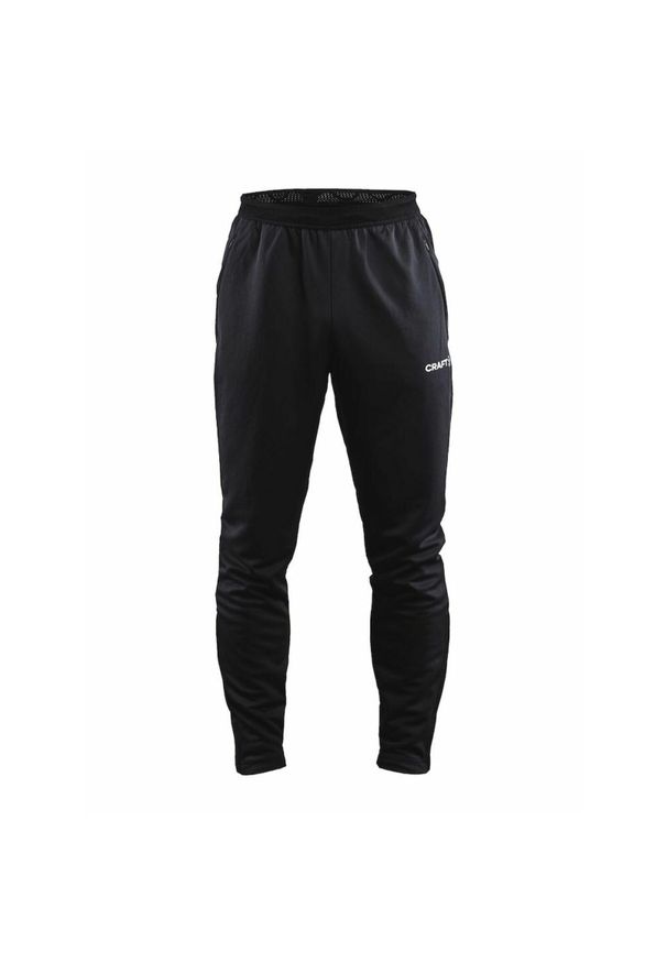 Spodnie Craft Evolve. Kolor: czarny. Materiał: syntetyk, materiał. Długość: długie. Sport: fitness