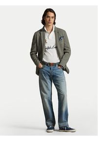 Polo Ralph Lauren Polo 710P07311002 Biały Custom Slim Fit. Typ kołnierza: polo. Kolor: biały. Materiał: bawełna #3