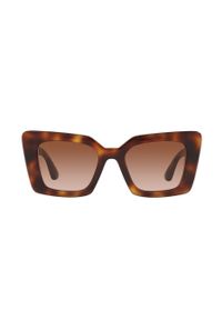 Burberry - Okulary przeciwsłoneczne 0BE4344. Kolor: brązowy