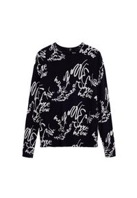 Desigual Sweter 25SWJF04 Czarny Regular Fit. Kolor: czarny. Materiał: syntetyk #5