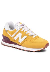 Sneakersy New Balance. Kolor: żółty. Model: New Balance 574 #1