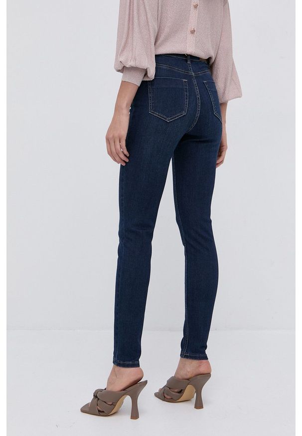 Morgan Jeansy damskie high waist. Stan: podwyższony. Kolor: niebieski