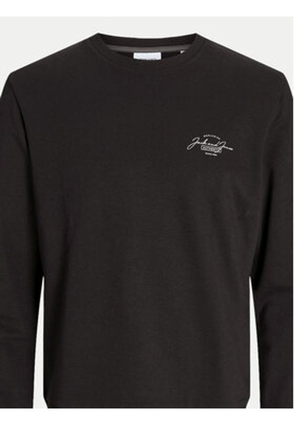 Jack & Jones - Jack&Jones Bluza Ferris 12256837 Czarny Standard Fit. Kolor: czarny. Materiał: bawełna