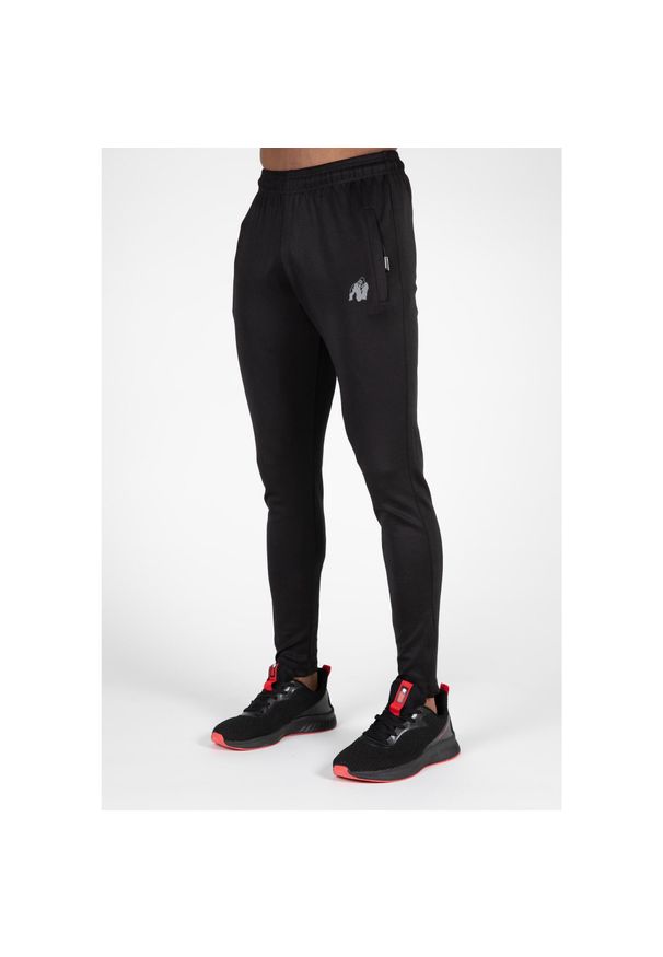 GORILLA WEAR - Scottsdale Track Spodnie - Czarny. Kolor: czarny. Sport: fitness