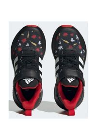 Adidas - Buty adidas FortaRun 2.0 Mickey El Jr HP8997 czarne. Zapięcie: pasek. Kolor: czarny. Materiał: materiał, syntetyk, guma. Szerokość cholewki: normalna. Wzór: paski. Model: Adidas Cloudfoam. Sport: bieganie #3