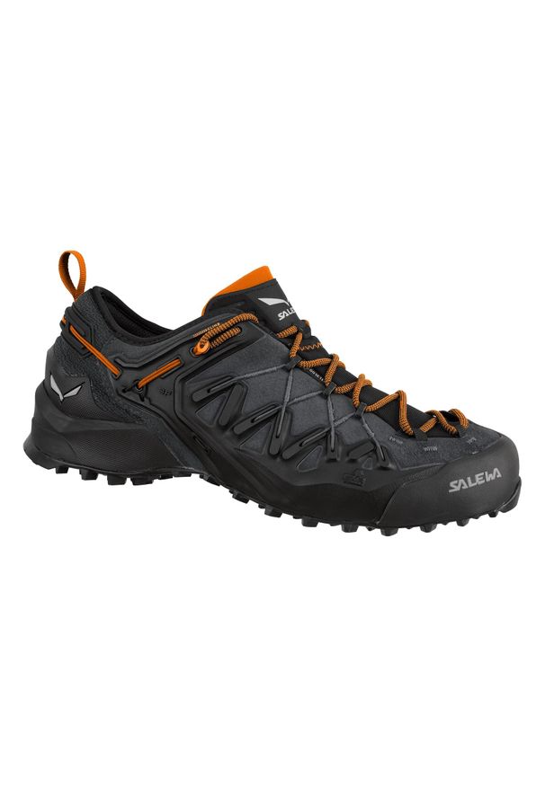 Buty Podejściowe Męskie Salewa Wildfiredge Gtx. Kolor: pomarańczowy, wielokolorowy, szary. Materiał: zamsz, tkanina