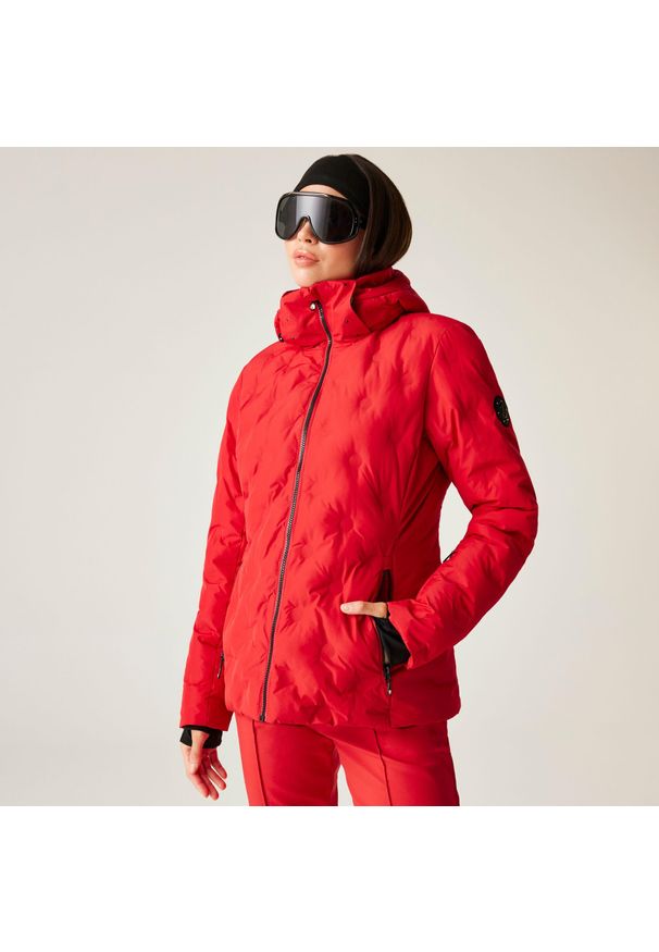 DARE 2B - Kurtka narciarska damska z membraną Enfold Dare 2b. Kolor: czerwony. Materiał: tkanina. Sezon: zima. Sport: narciarstwo