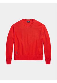 Polo Ralph Lauren Sweter Cn Po 211898583007 Czerwony Regular Fit. Typ kołnierza: polo. Kolor: czerwony. Materiał: bawełna #4
