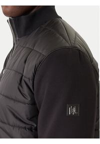 Karl Lagerfeld - KARL LAGERFELD Kurtka przejściowa 505065 554563 Czarny Regular Fit. Typ kołnierza: dekolt w karo. Kolor: czarny. Materiał: syntetyk #4