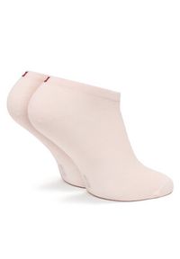 TOMMY HILFIGER - Tommy Hilfiger Skarpety krótkie 343024001 Różowy. Kolor: różowy. Materiał: materiał, bawełna