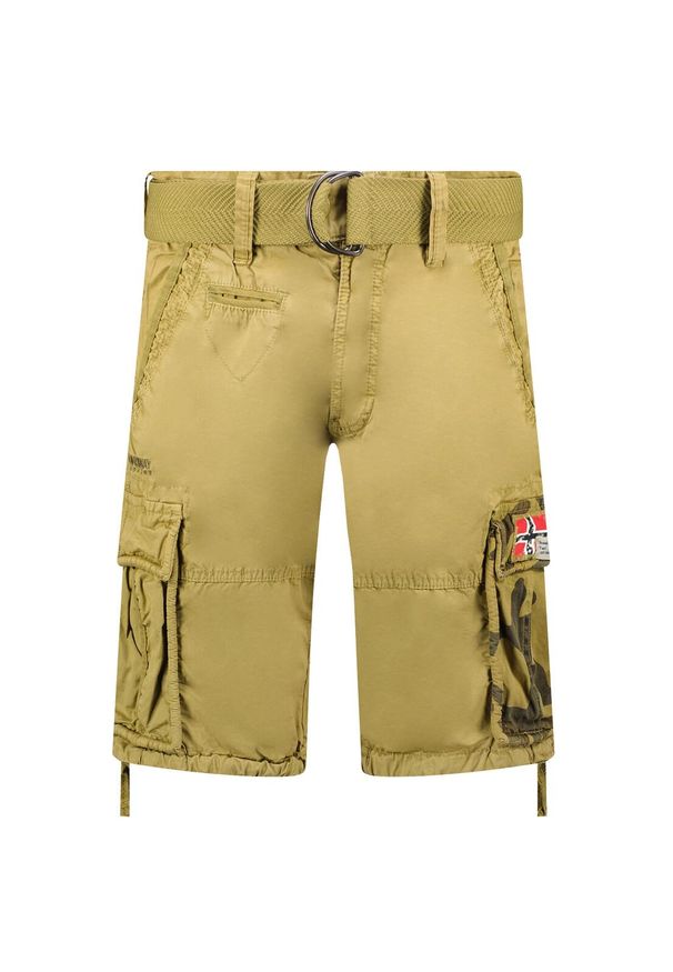 Bermudy Geographical Norway PASTEQUE EO MEN 063 mastyks (jasnobeżowy) męska. Kolor: beżowy. Sport: turystyka piesza