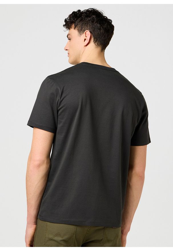 Wrangler - MESKA KOSZULKA WRANGLER AMERICANA TEE BLACK 112371412