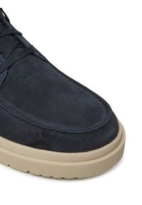 Clarks Półbuty Polden Moc 26180866 Granatowy. Kolor: niebieski. Materiał: skóra, zamsz #5