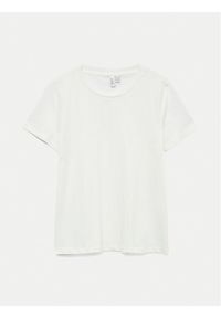 Vero Moda T-Shirt Blair 10325914 Biały Regular Fit. Kolor: biały. Materiał: bawełna