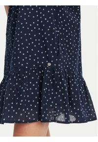 Pepe Jeans Sukienka codzienna Dafne PL953709 Granatowy Regular Fit. Okazja: na co dzień. Kolor: niebieski. Materiał: bawełna. Typ sukienki: proste. Styl: casual