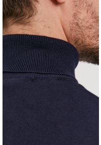 Selected Homme - Sweter. Typ kołnierza: golf. Kolor: niebieski. Materiał: materiał. Długość rękawa: długi rękaw. Długość: długie #5