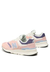 New Balance Sneakersy CW997HVG Różowy. Kolor: różowy. Materiał: zamsz, skóra