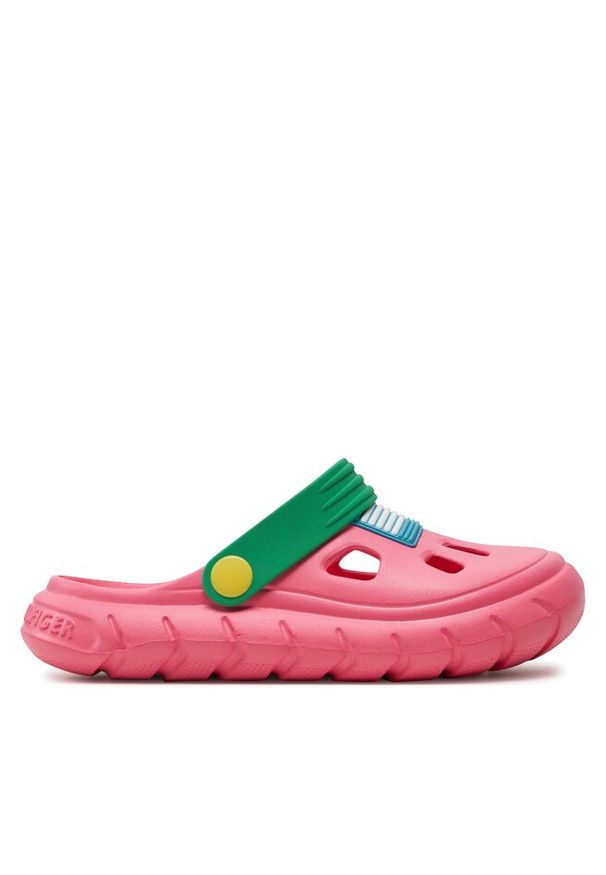 TOMMY HILFIGER - Klapki Tommy Hilfiger. Kolor: różowy