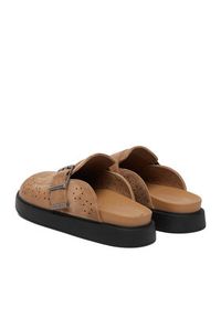 Guess Jeans Klapki EO-HY2T709-3 Beżowy. Kolor: beżowy. Materiał: materiał #9