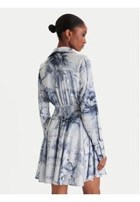 Guess Sukienka koktajlowa W5YK00 WF1T2 Niebieski Regular Fit. Kolor: niebieski. Materiał: syntetyk. Styl: wizytowy #4