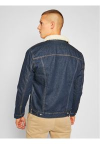Levi's® Kurtka jeansowa Type III Sherpa 16365-0084 Granatowy Regular Fit. Kolor: niebieski. Materiał: jeans, bawełna #5
