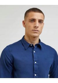 Lee - LEE MĘSKA KOSZULA PATCH SHIRT EMPEROR NAVY 112341763