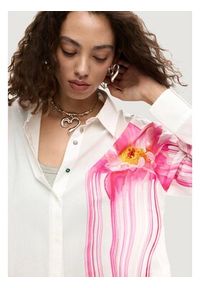 Desigual Koszula Gloss 26SWCW18 Biały Regular Fit. Kolor: biały. Materiał: bawełna #3