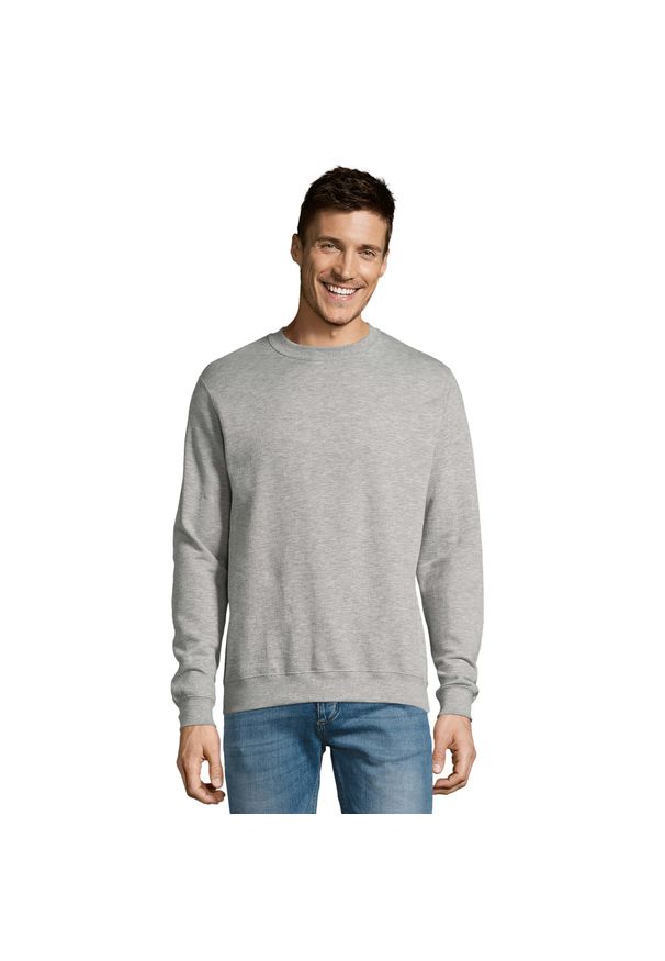 SOL'S - Bluza Unisex Dla Dorosłych New Supreme. Kolor: szary