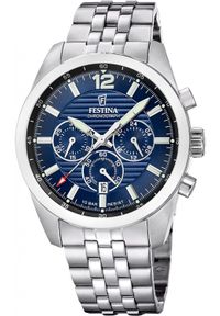 Zegarek męski Festina F20742-4 srebrny. Kolor: srebrny #1