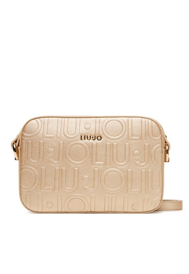 Liu Jo Torebka Ecs M Camera Case AF5159 E0538 Złoty. Kolor: złoty. Materiał: skórzane