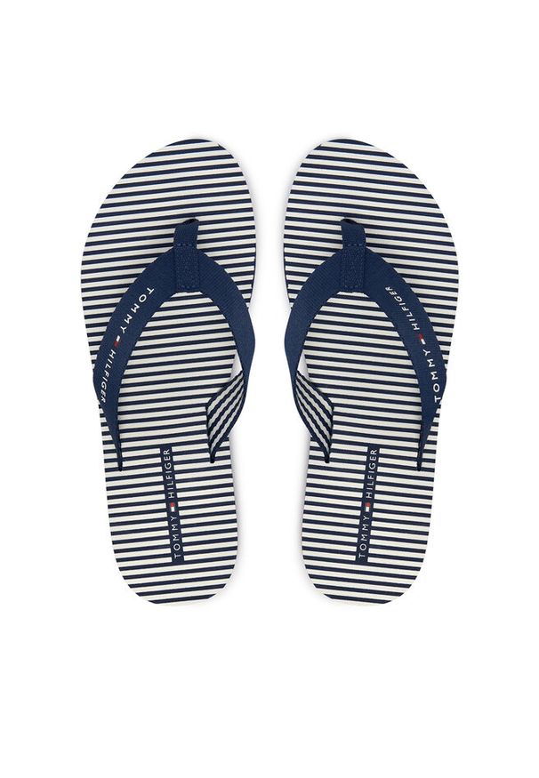 TOMMY HILFIGER - Japonki Tommy Hilfiger. Kolor: niebieski