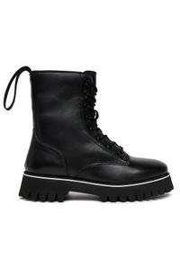 Patrizia Pepe Botki PJ865 Czarny. Kolor: czarny. Materiał: skóra #1