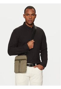 Guess Saszetka HMMIST P5123 Khaki. Kolor: brązowy. Materiał: skóra #5